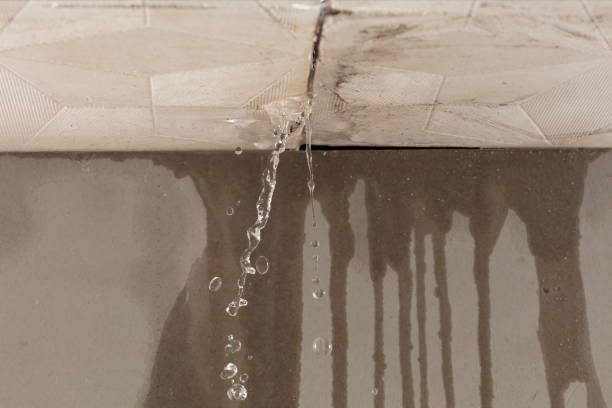Professional Burst Pipe Cleanup technician working in Standish, ME